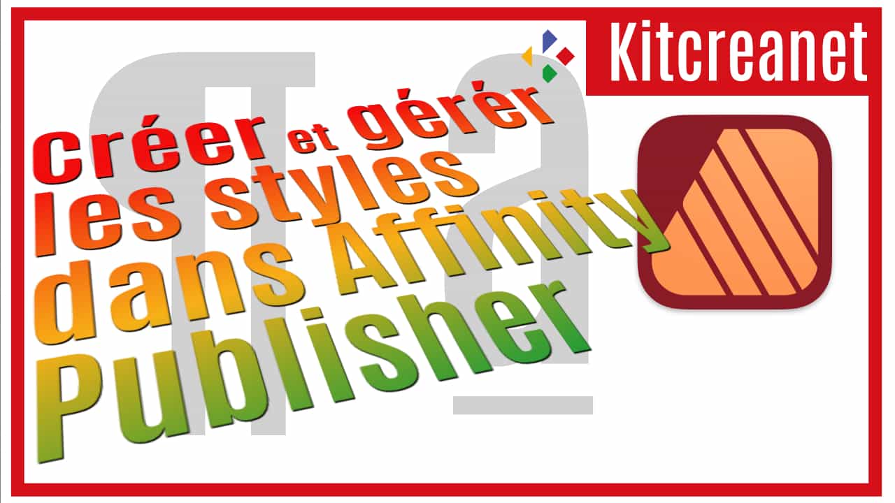 Kitcreanet Affinity Publisher Styles