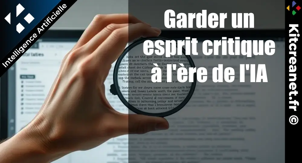 Kitcreanet esprit critique ia