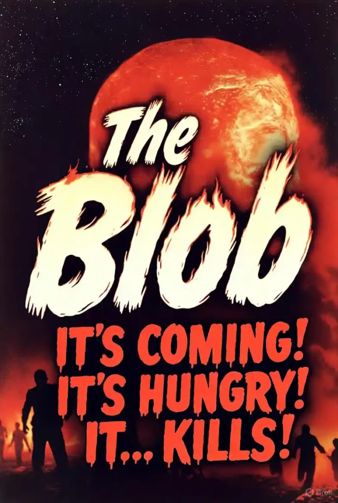 Le blob affiche conceptuuelle kitcreanet