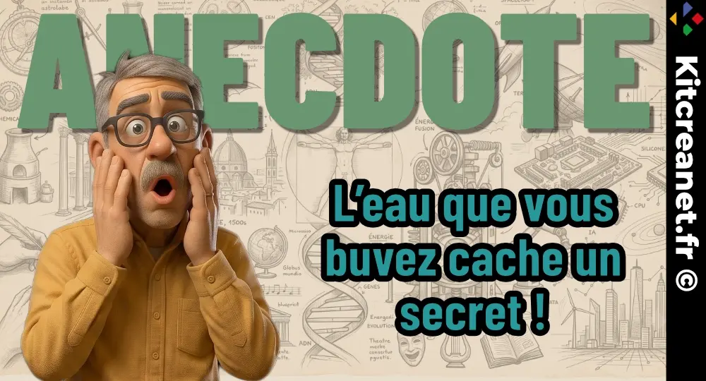 L&rsquo;eau que vous buvez cache un secret !
