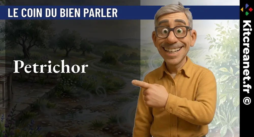 Le coin du bien parler : Wallace pointe le mot Petrichor